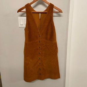 Free People Rolling Thunder Corduroy Dress